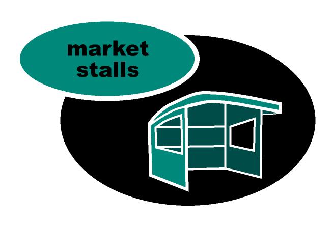 Market stalls